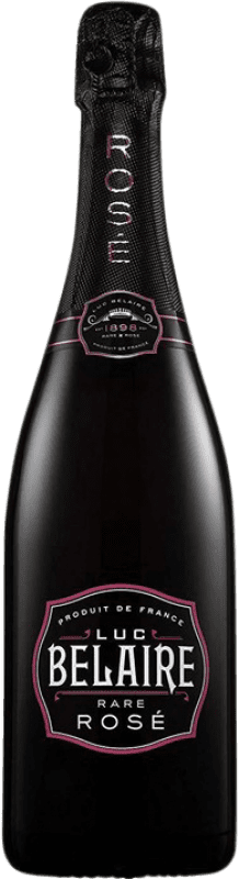 36,95 € Бесплатная доставка | Розовое игристое вино Luc Belaire Rosé — Розе, Rare — Редкий Прованс Франция Syrah — Сира, Garnacha — Гренаш, Cinsault — Сансо 75 cl