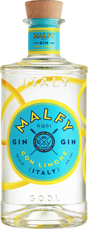 4,95 € Бесплатная доставка | Джин Malfy Италия Мини-бутылка 5 cl Limone — Лимон