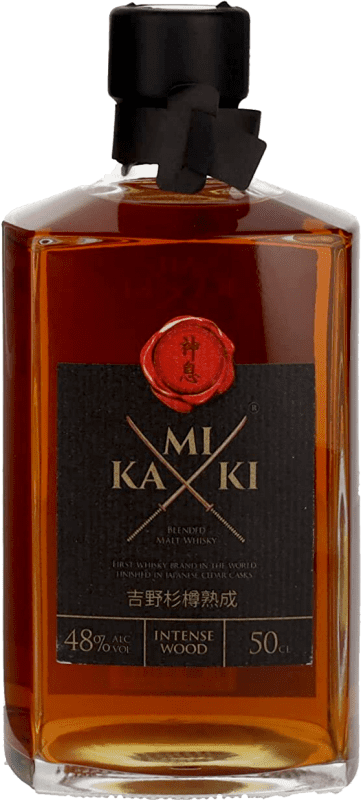 76,95 € Envio grátis | Whisky Single Malt Helios Okinawa Kamiki Extra Intense Wood Japão Garrafa Medium 50 cl