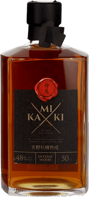 62,95 € Free Shipping | Single Malt Whisky Helios Okinawa Kamiki Wood Extra Japan Medium Bottle 50 cl Intenso — Intense