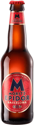 29,95 € Kostenloser Versand | 24 Einheiten Box Bier Moritz Epidor Katalonien Spanien Drittel-Liter-Flasche 33 cl