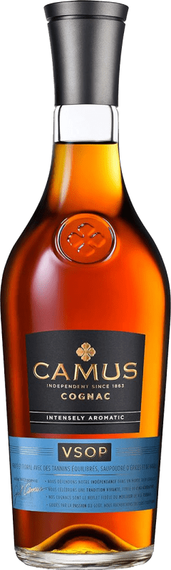 47,95 € Envio grátis | Cognac Conhaque Camus Intensely Aromatic V.S.O.P. Very Superior Old Pale França Garrafa 70 cl