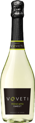 6,95 € Spedizione Gratuita | Spumante bianco Eugenio Collavini Voveti Sweet Dolce Italia Moscato Bottiglia 75 cl