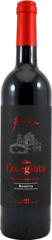 25,95 € Бесплатная доставка | Красное вино Fariña Gran Colegiata 80 Aniversario Резерв D.O. Toro Кастилия-Леон Испания Tinta de Toro бутылка 75 cl