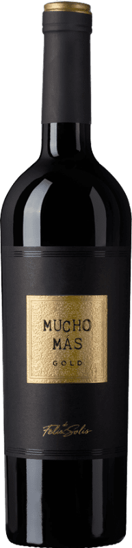 10,95 € Spedizione Gratuita | Vino Rosso Félix Solís Mucho Más Gold — Edizione Oro Spagna Tempranillo 75 cl