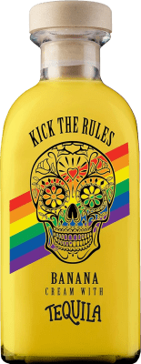 15,95 € 送料無料 | テキーラ Lasil Kick The Rules Crema de Banana con Tequila Pride Edition スペイン ボトル 70 cl