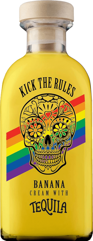 11,95 € 送料無料 | テキーラ Lasil Kick The Rules Crema de Banana con Tequila Pride Edition スペイン ボトル 70 cl