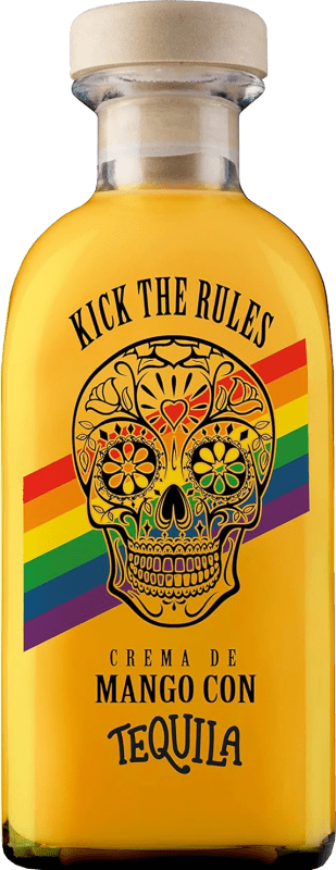 11,95 € Бесплатная доставка | Текила Lasil Kick The Rules Crema de Mango con Tequila Pride Edition Испания бутылка 70 cl