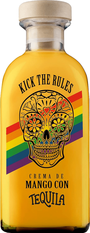 19,95 € 送料無料 | テキーラ Lasil Kick The Rules Crema de Mango con Tequila Pride Edition スペイン ボトル 70 cl