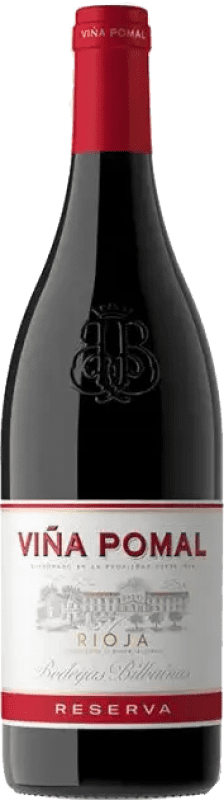 16,95 € Free Shipping | Red wine Bodegas Bilbaínas Viña Pomal Centenario Reserve D.O.Ca. Rioja The Rioja Spain Tempranillo Bottle 75 cl