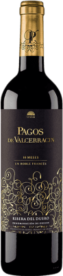 14,95 € Бесплатная доставка | Красное вино Pagos de Valcerracín 10 Meses старения D.O. Ribera del Duero Кастилия-Леон Испания Tempranillo бутылка 75 cl