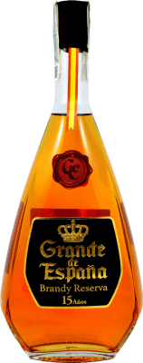 18,95 € Envio grátis | Brandy Conhaque Grande de España Reserva Região de Múrcia Espanha 15 Anos Garrafa 70 cl