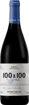 6,95 € 免费送货 | 红酒 Asensio Carcelén 100x100 Vendimia Tardía D.O. Jumilla 穆尔西亚地区 西班牙 Syrah 瓶子 75 cl