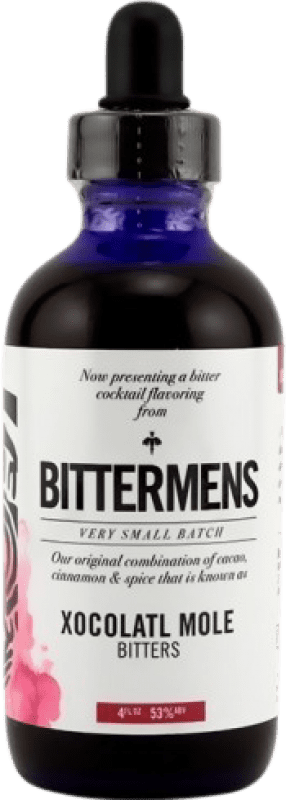 42,95 € 送料無料 | シュナップス Bittermens Xocolatl Mole アメリカ ミニチュアボトル 12 cl Cacao — カカオ, Cinnamon — シナモン, Spices — スパイス