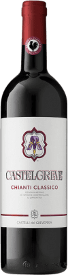 18,95 € Kostenloser Versand | Rotwein Castelli del Grevepesa Castelgreve D.O.C.G. Chianti Toskana Italien Sangiovese Flasche 75 cl