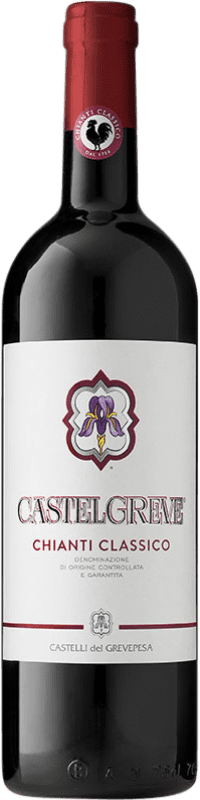 18,95 € 送料無料 | 赤ワイン Castelli del Grevepesa Castelgreve D.O.C.G. Chianti トスカーナ イタリア Sangiovese ボトル 75 cl