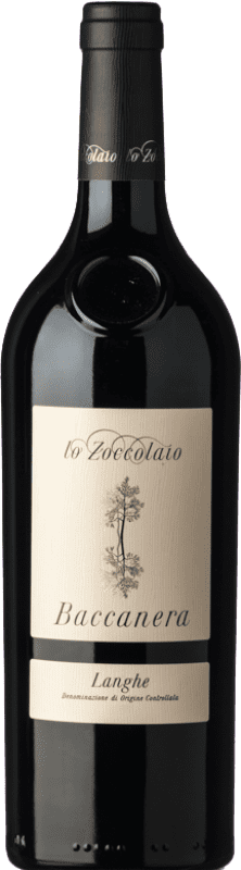 112,95 € Бесплатная доставка | Красное вино Lo Zoccolaio Rosso Baccanera D.O.C. Langhe Пьемонте Италия Merlot, Cabernet Sauvignon, Nebbiolo, Barbera бутылка Магнум 1,5 L
