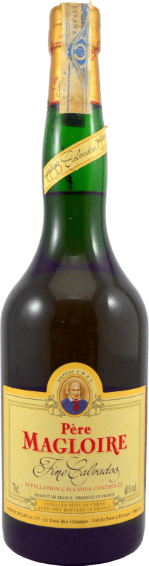 34,95 € Spedizione Gratuita | Calvados Père Magloire Fine Esemplare da Collezione anni '90 I.G.P. Calvados Pays d'Auge Francia Bottiglia 70 cl