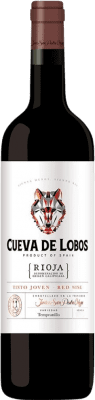 8,95 € 免费送货 | 红酒 Javier San Pedro Cueva de Lobos 年轻的 D.O.Ca. Rioja 拉里奥哈 西班牙 Tempranillo 瓶子 75 cl