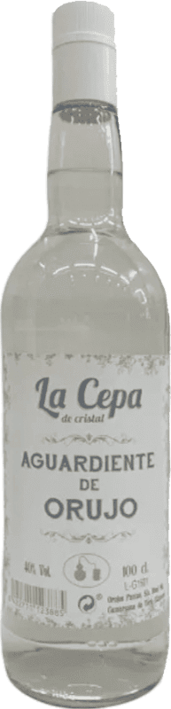 14,95 € Envio grátis | Aguardente Orujo La Cepa de Cristal Espanha Garrafa 1 L