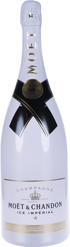 984,95 € 送料無料 | 白スパークリングワイン Moët & Chandon Ice Impérial A.O.C. Champagne シャンパン フランス Pinot Black, Chardonnay, Pinot Meunier ボトル Jéroboam-ダブルマグナム 3 L