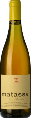 38,95 € Бесплатная доставка | Белое вино Domaine Matassa Alexandria Cuvée Crianza — Крианса I.G.P. Vin de Pays Côtes Catalanes Лангедок-Руссильон Франция Moscato — Мускат, Viognier — Вионье 75 cl