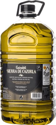 85,95 € 免费送货 | 橄榄油 Guiradoli. Virgen Extra Sierra de Cazorla 安达卢西亚 西班牙 玻璃瓶 5 L