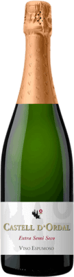 6,95 € Free Shipping | White Sparkling Wine UCSA Castell d'Ordal Semiseco — Semi Dry D.O. Cava Spain Macabeo, Xarel·lo, Parellada 75 cl
