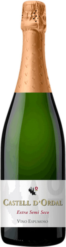 6,95 € Envío gratis | Espumoso Blanco UCSA Castell d'Ordal Semiseco D.O. Cava España Macabeo, Xarel·lo, Parellada 75 cl