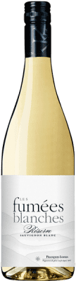 12,95 € 免费送货 | 白酒 François Lurton Les Fumées Blanches 预订 I.G.P. Vin de Pays Côtes de Gascogne 法国 Sauvignon White 瓶子 75 cl