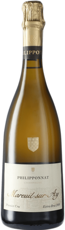 449,95 € 送料無料 | 白のスパークリングワイン Philipponnat Mereuil Sur Ay Extra Brut — エクストラ・ブリュット A.O.C. Champagne シャンパン フランス Chardonnay — シャルドネ, Pinot Meunier — ピノ・ムニエ 75 cl