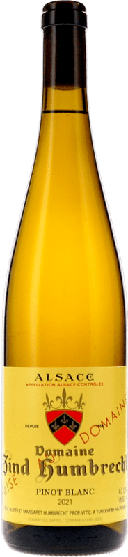 27,95 € Free Shipping | White Wine Zind Humbrecht Turckheim A.O.C. Alsace Alsace France Pinot Blanc Eco — Organic Bottle 75 cl