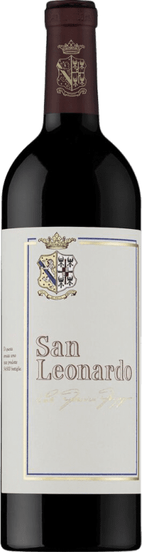 274,95 € Envío gratis | Vino tinto Tenuta San Leonardo I.G.T. Vigneti delle Dolomiti Trentino Italia Merlot, Cabernet Sauvignon, Cabernet Franc Botella Magnum 1,5 L