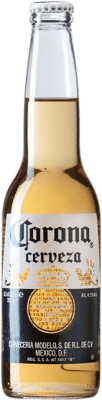 25,95 € Envío gratis | Caja de 12 unidades Cerveza Modelo Corona Coronita México Botellín Tercio 35 cl
