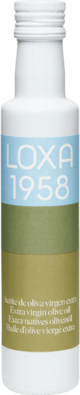 5,95 € Kostenloser Versand | Olivenöl Loxa 1958 E-NOL Extra Nativ Spanien Kleine Flasche 25 cl Glas