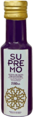 109,95 € 送料無料 | 24個入りボックス オリーブオイル Supremo EVOO エキストラバージン Jaén スペイン Picual — ピクアル ミニチュアボトル 10 cl ガラス