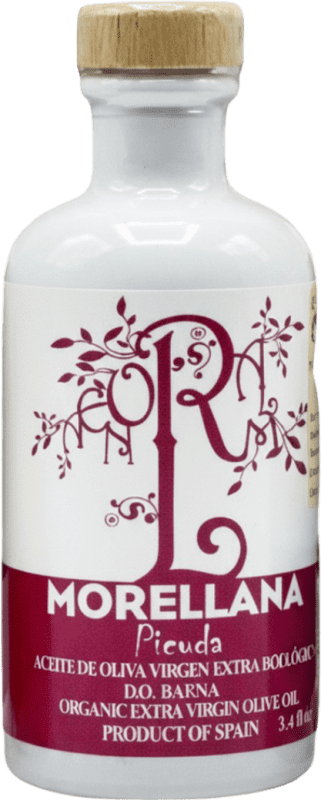 103,95 € Бесплатная доставка | Коробка из 20 единиц Оливковое масло Sucesores Hnos. López Morellana ЭВО Экстра Вирджин D.O. Baena Córdoba Испания Picuda — Пикуда Мини-бутылка 10 cl Стекло