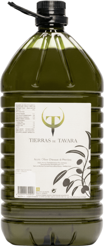 32,95 € Envio grátis | Azeite de Oliva Tierras de Tavara Tradicional D.O. Sierra de Segura Jaén Espanha Picual Garrafão 5 L PET
