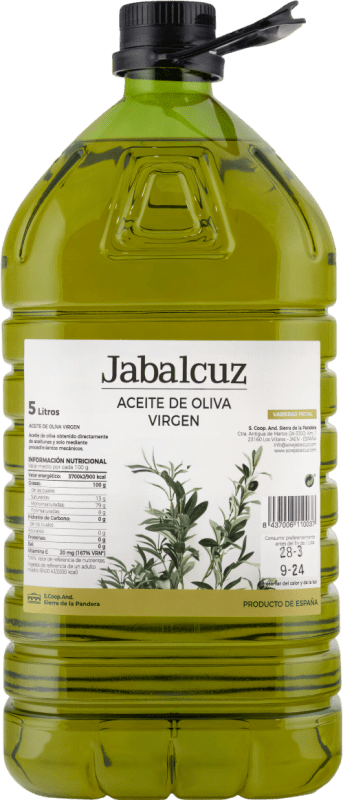 41,95 € 送料無料 | オリーブオイル Jabalcuz クラシック Jaén スペイン Picual — ピクアル ポリタンク 5 L PET — ペット