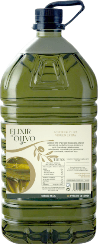 49,95 € Kostenloser Versand | Olivenöl Elixir de Olivo Klassisch, E-NOL Extra Nativ Jaén Spanien Picual Kanister 5 L PET