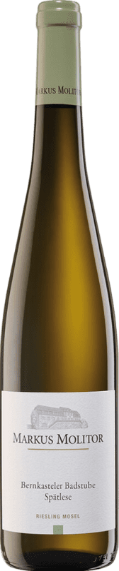 34,95 € 送料無料 | 白ワイン Markus Molitor Bernkasteler Badstube Spätlese — 遅摘み Q.b.A. Mosel ドイツ Riesling — リースリング 75 cl