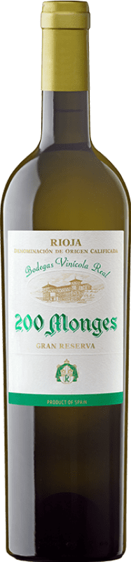 81,95 € Spedizione Gratuita | Vino Bianco Vinícola Real 200 Monges Gran Riserva D.O.Ca. Rioja La Rioja Spagna Viura 75 cl