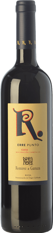 49,95 € Spedizione Gratuita | Vino Rosso Remírez de Ganuza Erre Punto D.O.Ca. Rioja La Rioja Spagna Tempranillo, Graciano, Viura, Malvasia Bottiglia Magnum 1,5 L