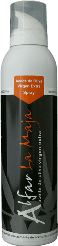 6,95 € Бесплатная доставка | Оливковое масло La Maja Alfar Spray Pulverizador — Спрей-распылитель, ЭВО Экстра Вирджин D.O. Navarra Наварра Испания Arbequina — Арбекина Мини-бутылка 20 cl
